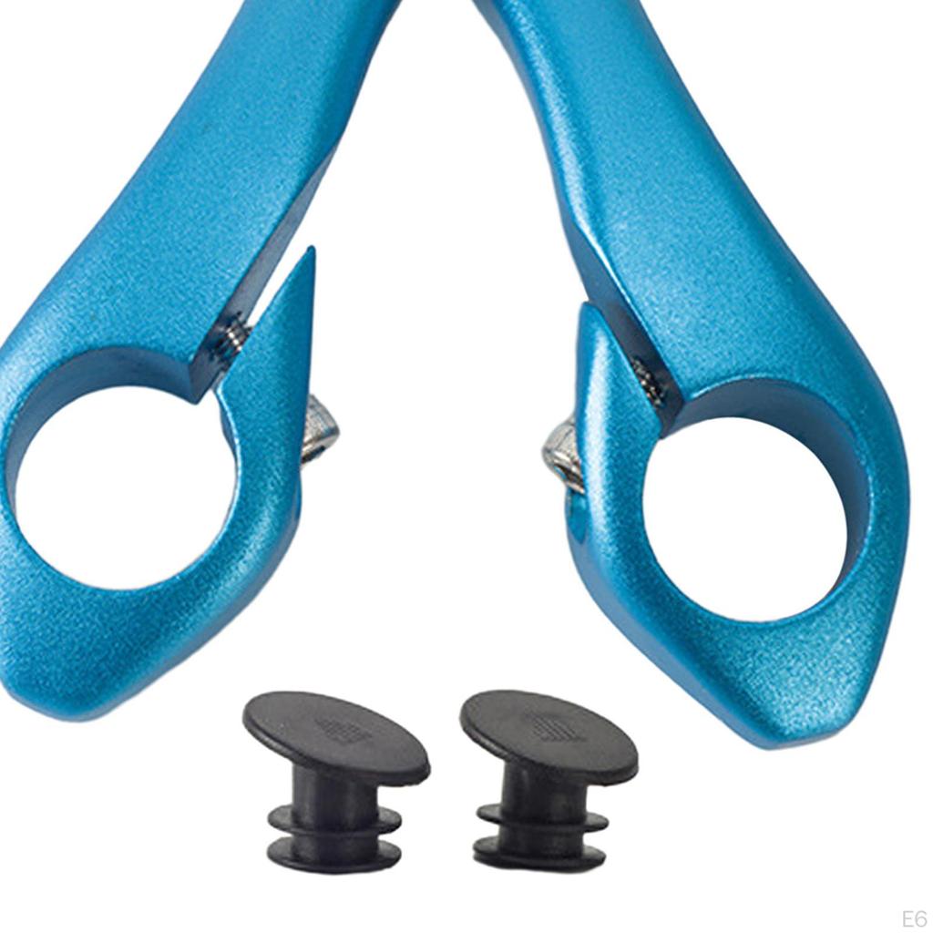 2Pcs Bike Handlebar Ends Bicycle Bar Handle Grips for Road
