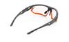 RUDYPROJECT Photonic Piyombo Матовый бампер Линза Impact X2 Фотохромная красная 17 мм Солнцезащитные очки, Оправа, Мандарин, Линзы, Ширина 72 мм, Высота 39 мм, Переносица