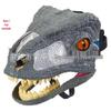 Movable-Mouth Cute Tyrannosaurus Dinosaur Mask for Halloween & Christmas
