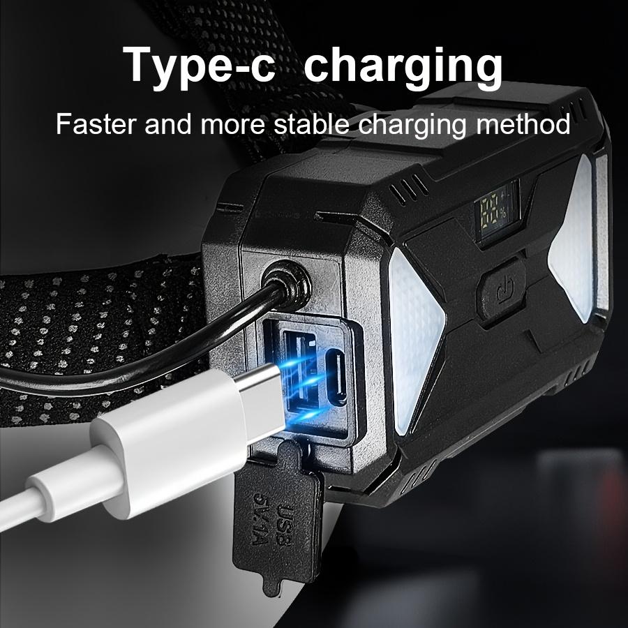 Super Powerful Headlamp 18650 Rechargeable High Power LED Head Flashlight Fishing Head Lantern Professional Front Light