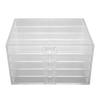 Acrylic Jewelry Box 5 Drawers Transparent Dustproof Detachable Earring Storage Box Organizer for