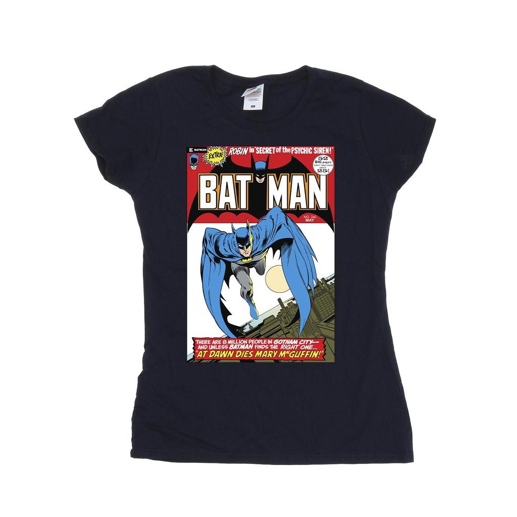 DC Comics Womens/Ladies Running Batman Cover Cotton T-Shirt