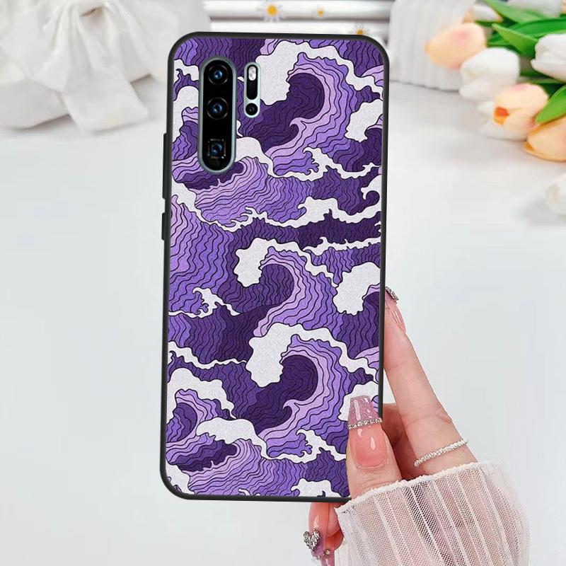 Фиолетовый эстетичный чехол для Huawei Nova 5T 3i 7i 8i 11i 10 9 SE Y60 Y61 Y70 Y90 P20 P40 Lite P60 P30 Pro