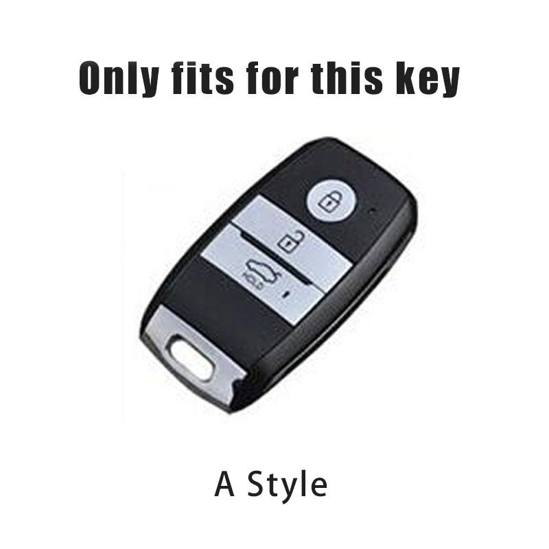 BTQNM1 Zinc Alloy Car Key Case Case Shell For Kia RIO 3 Optima Xceed Ceed Sorento 2011 Forte Niro 2023 Soul 2019 EV6 Sportage 4 Stonic