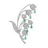 Premium Lily Of The Valley Brooch Temperament Suit Coat Accessories Cardigan Pin Flower Brooch Accessories Gift