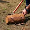 Outdoor Camping Tools Bag with Handle, Tent Stake Peg Rope Storage Pouch, Waterproof Canvas Hiking Gear Organizer Tote with Zipper