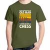 Never Underestimate An Old Unisex Funny Chess Retro Shirts Graphic Tee Summer Tops  Tshirt New Shirts And Tshirts Cotton Tshirt