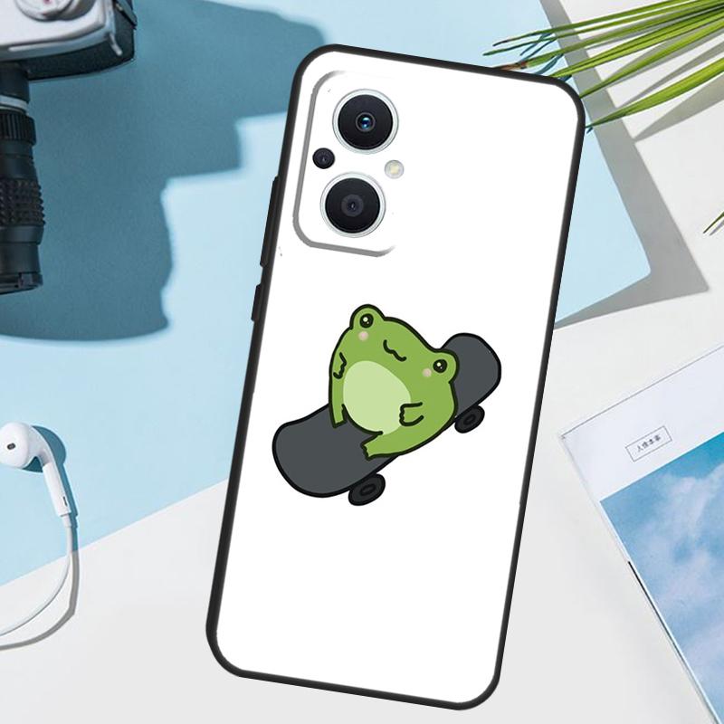 Чехол для OPPO Reno 12 F 13F 14F 11F 10 11 13 14 Pro 7 8 Lite OPPO Find X9 X5 X6 X8 Pro, милый чехол-скейтборд в стиле каваи