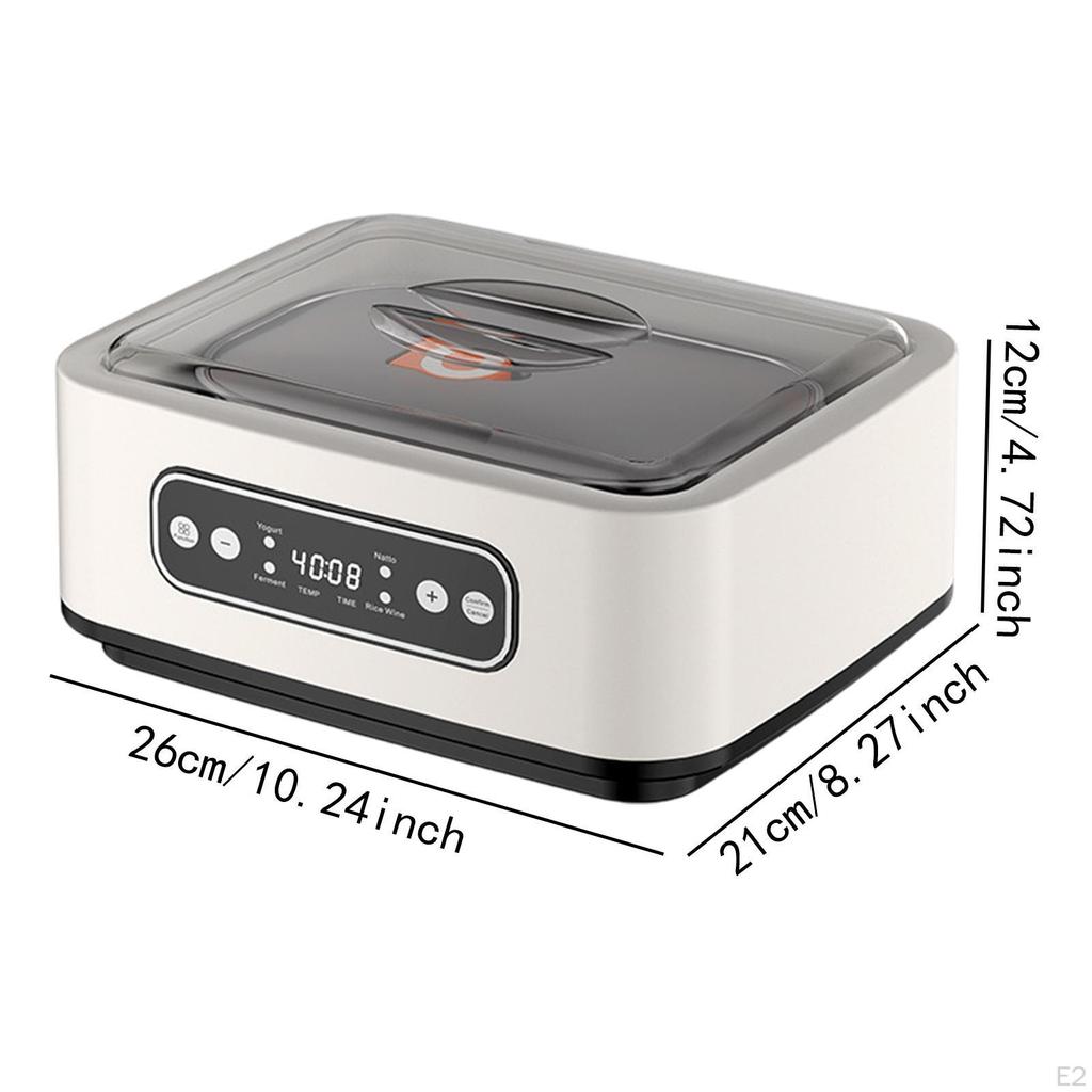 Electric Yogurt Maker 1.6L Household Professional DIY Automatic Machine Ice Cream Pudding