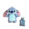 Stitch & Lotso Angel Plush Hand Warmer: Thickened Hot Water Bag for Warmth & Comfort