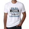 2 Papa Men's T-Shirt Myth Legend T-shirt Papa Tee Shirt Papa Bear