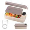 Waterless Heating Heated Food Warmer Digital Display Heated Box Electric Lunch Box  Travel