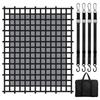 Cargo Net Heavy Duty Cargo Net 120" x 105" Adjustable Buckles & S-Hooks