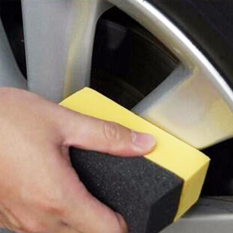 Хорошая губка для мытья автомобиля Полировка Моющая чистящая губка для шин Колесо Автомобильная губка Губка против мертвых углов Составная чистящая губка Бытовая щетка Нанесение воска