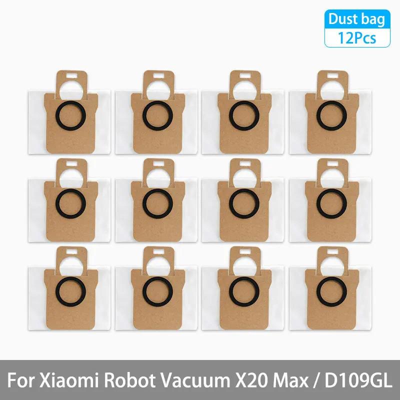 Подходит для робота-пылесоса Xiaomi X20 Max D109GL Аксессуары Основная щетка-валик Боковая щетка Фильтр Швабра Мешок для пыли