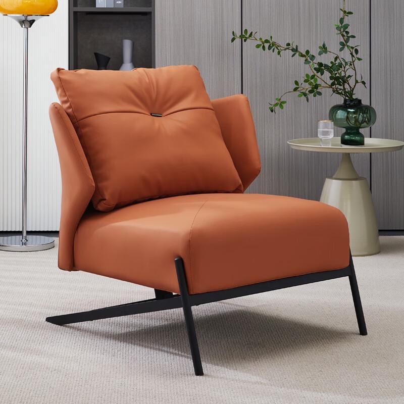 Longjian Italian Light Luxury Single Sofa Chair