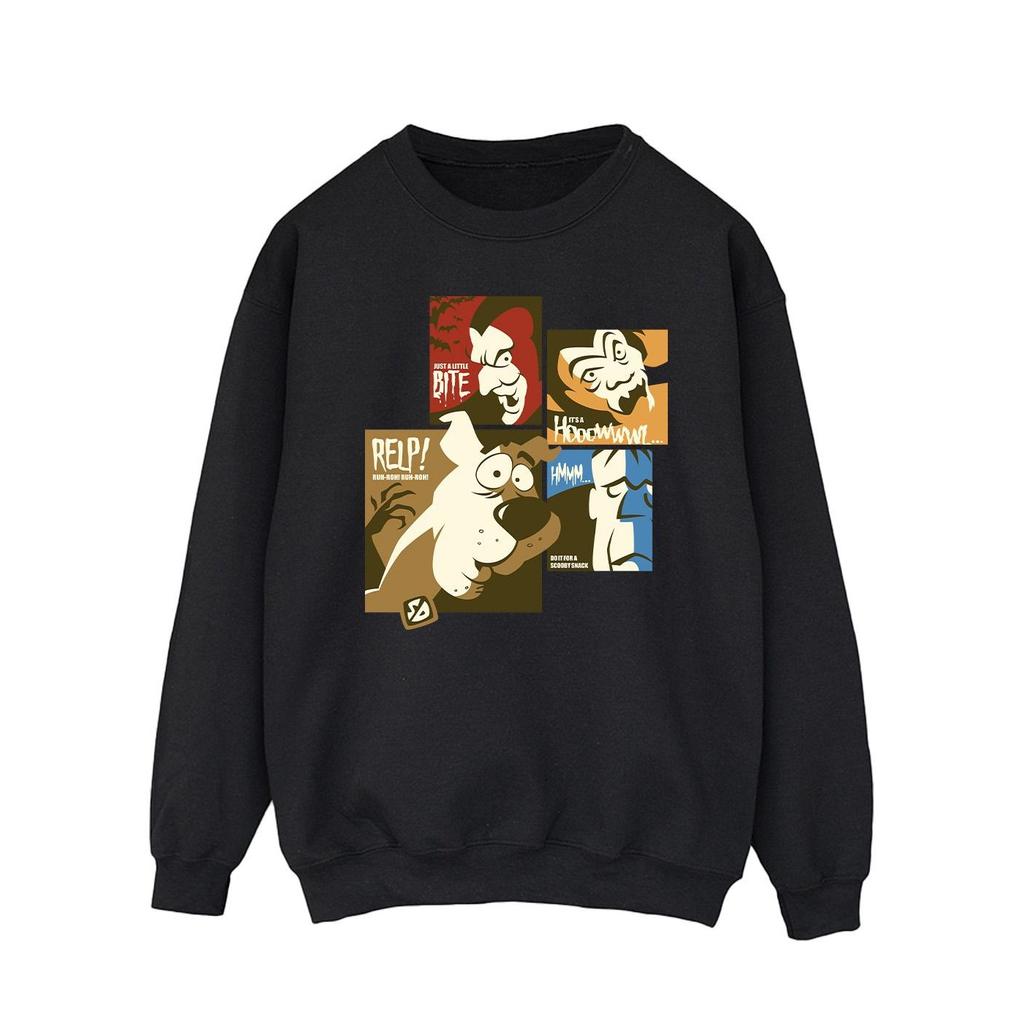 Scooby Doo Мужской свитшот с квадратными лицами