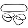 5pcs Gloss Black Headlight Taillight Grille Surround Cover Trims Replacement for Mini F55 F56 F57 One Cooper S JCW 2014+