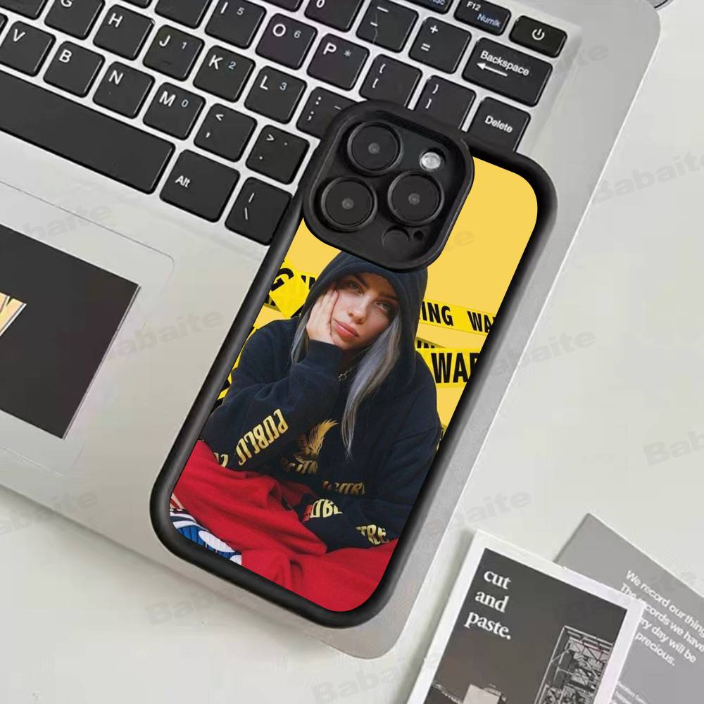 Чехол для телефона Поп-певицы B-Billie Для IPhone 17 16 15 14 13 12 11 Pro Max 16E Plus INS Мягкий чехол