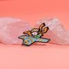 Prince Fox Rose Enamel Pins Moon Star Whale Paper Boat Brooch Lapel Hat Bag Badge Jewelry Accessories Gift for Kids Friends