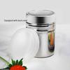 1pc-Silver Stainless Steel Mesh Tube Type Dusters Dusting Salt Shaker Spice Jar Salt Sugar Pepper Shaker Box Cocoa Icing Powder