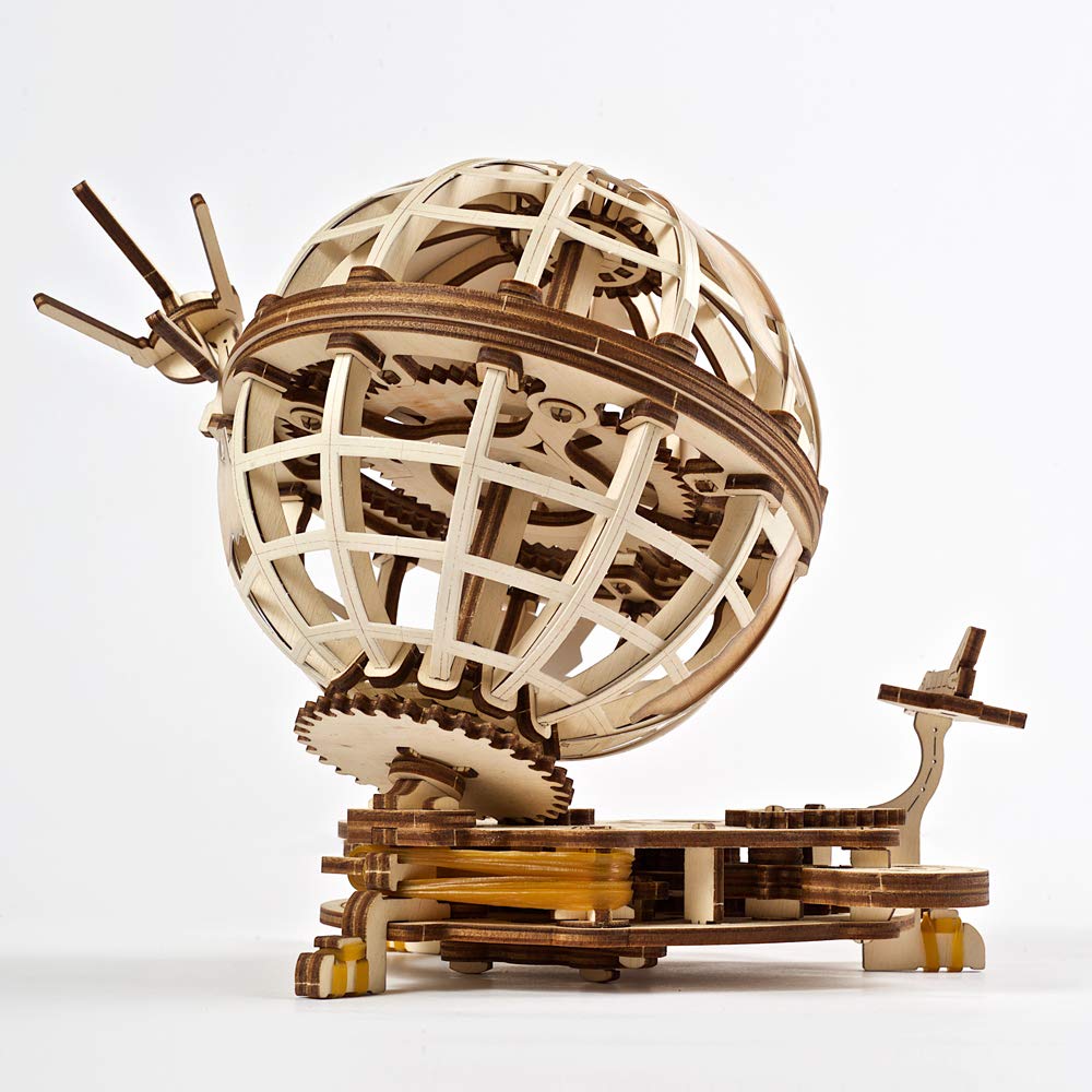 Ugears Механическая Земля Деревянная Поделка Без Клея или Инструментов Легко Собрать для Взрослых Пазл, Модель, Требуется,