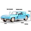 Chevrolet Corvette C2 1963 Ретро Классический Суперкар Симуляция Литой и Игрушечный Автомобиль RMZ city 1:36 моделей автомобилей из сплава, подарки для детей