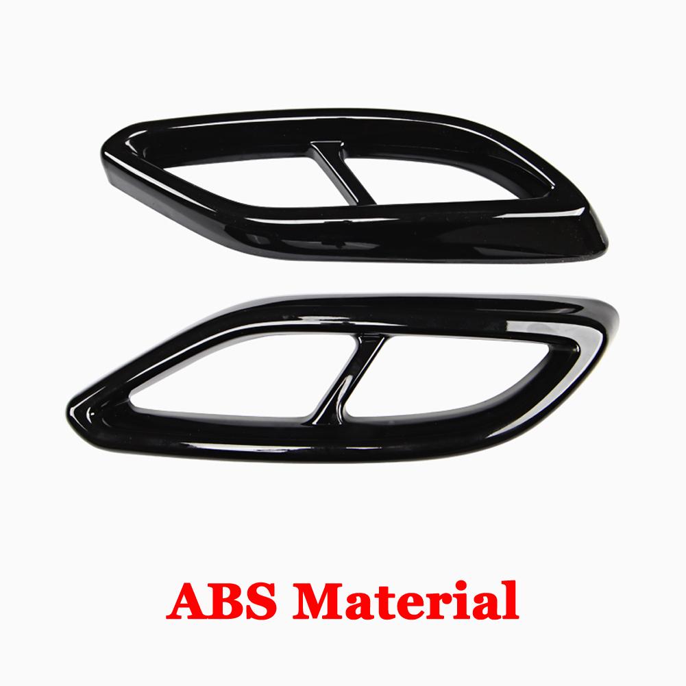 For Mercedes Benz CLA Class C118 W118 CLA180 200 220 250 260 2020-2022 ABS Car Accessories Muffler Exhaust Pipe Tail Cover Trim KIY7