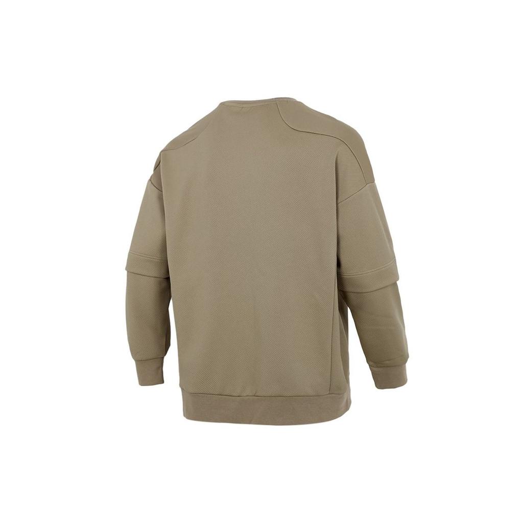 Adidas Спортивная толстовка с круглым вырезом и карманами с цветными блоками, мужские топы, зеленый в стиле милитари H39348