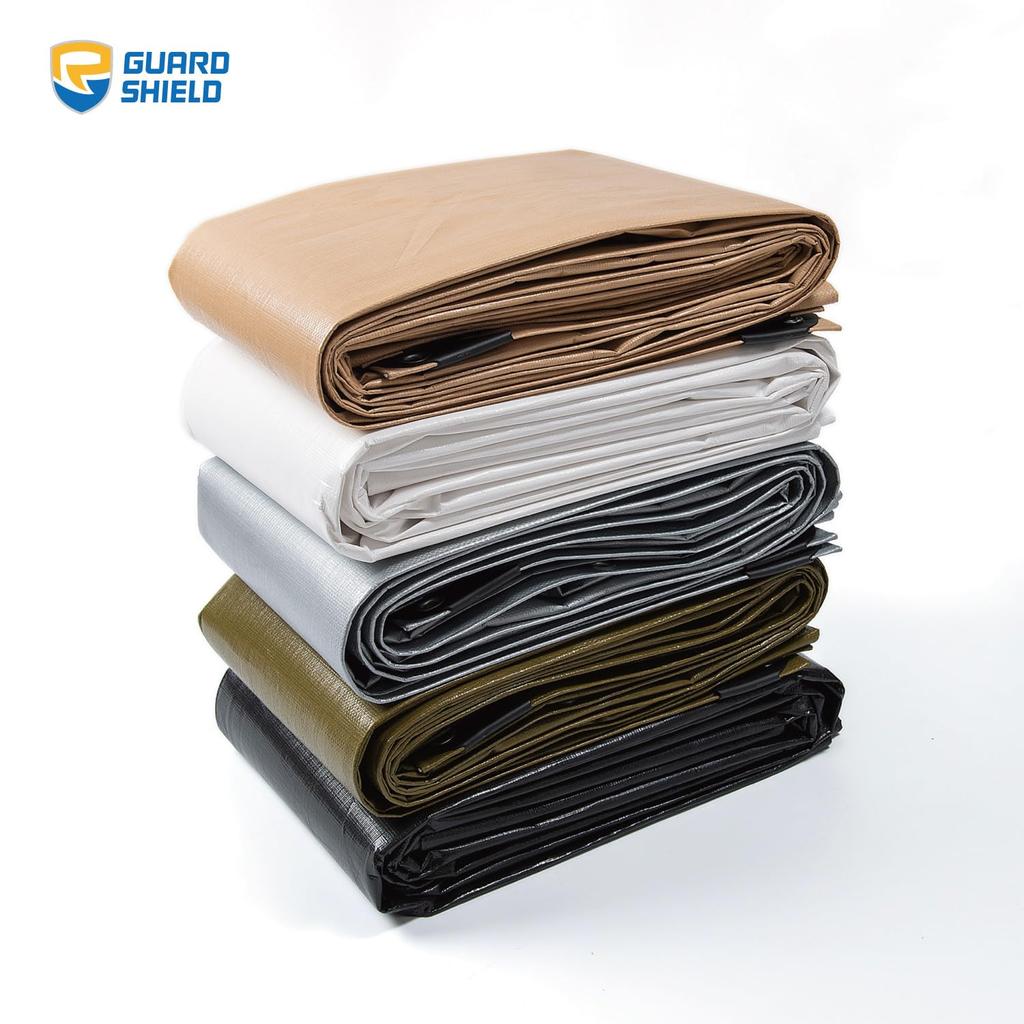 GUARD SHIELD Green Sheet UV Blue Thick Waterproof Tarp with for Roofs and Outdoor x Fits Approximately Tatami OD Green #4000 Tarp, Grommets, Use, 2.7m