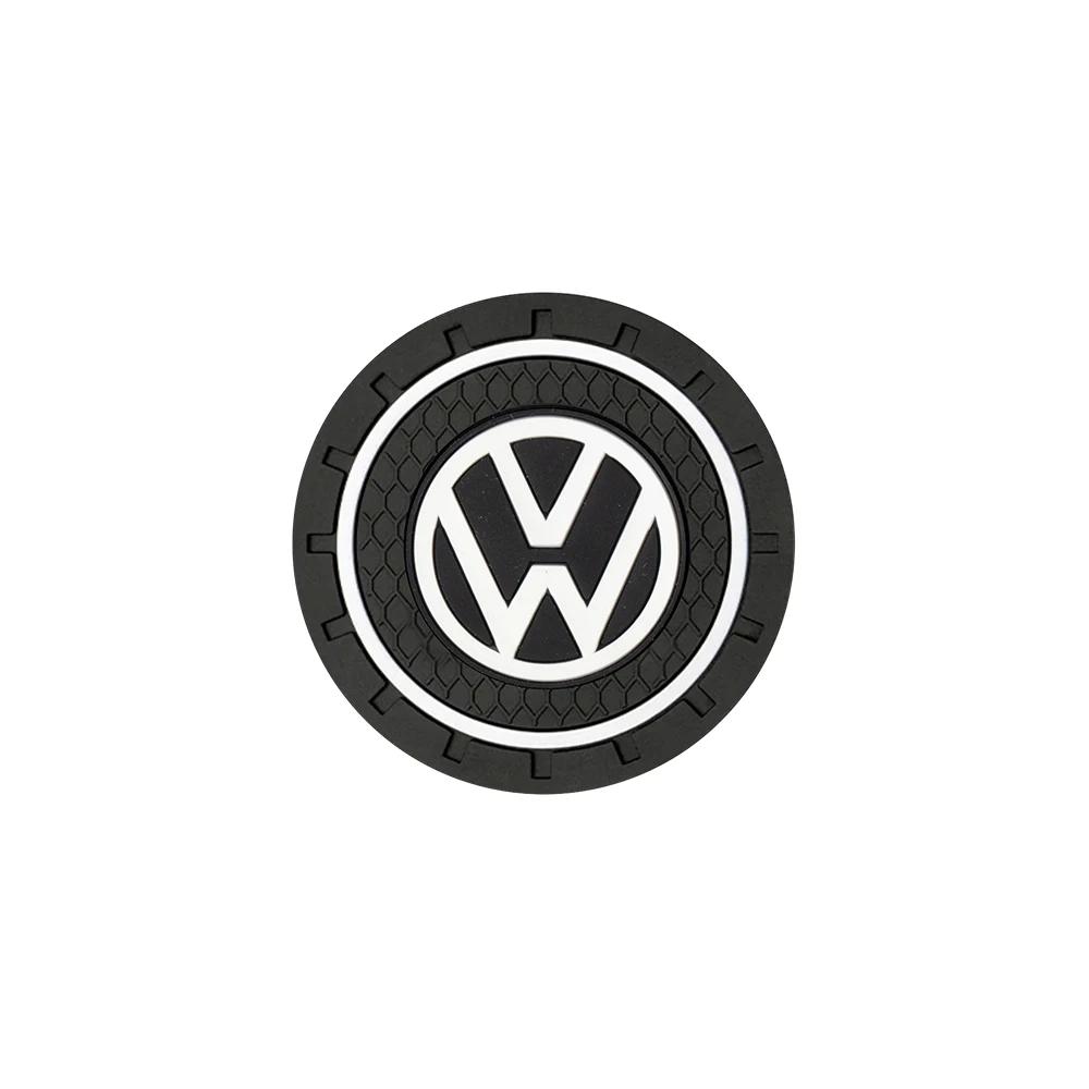 2025 Hot 1/2/4pcs Car Water Cup Bottle Holder Anti-slip Pad For Volkswagen VW GTI Polo Golf Passat Tiguan Arteon Taigo Caddy Jet