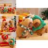 Adorable Christmas Series Capybara Plush Toy For Kids Featuring Soft Pp Cotton Filling And Cute Designs