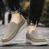 Fashion 2024 New Spring Summer Light Canvas Shoes Men Breathable Men Shoes Loafers Soft Comfortable Outdoor Flat Lazy Shoes for Male