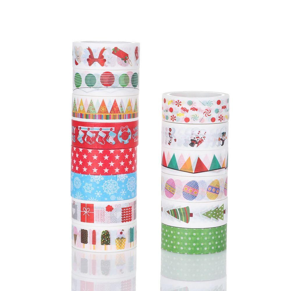 Deer Stationery Scrapbooking Balloon Masking Tape Christmas Decor Tape Christmas Tree Sticky Paper