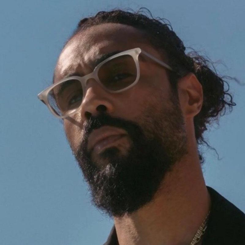 Ultra Light Retro Square Sunglasses Ins Popular Contrast Color Matte Gradient Shades UV400 Lentes  Mujer Lentes