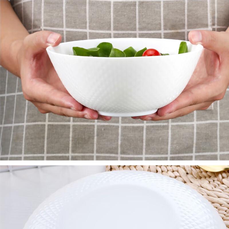 Набор столовой посуды Luminarc из 30 предметов из закаленного стекла кристально-белого цвета