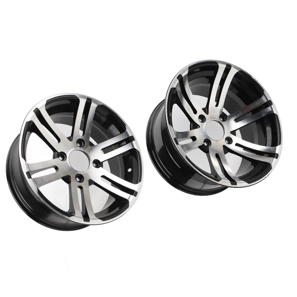 14in Wheel Aluminum Alloy High Strength Strong Construction Long Lifespan for Kart Cart