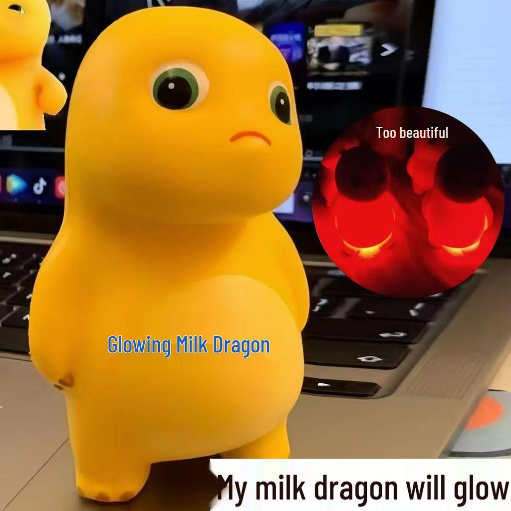 Игрушка Молочный Дракон, выдувающий пузыри: Креативная, Забавная и Снимающая Стресс Игрушка-Прикол для Детей