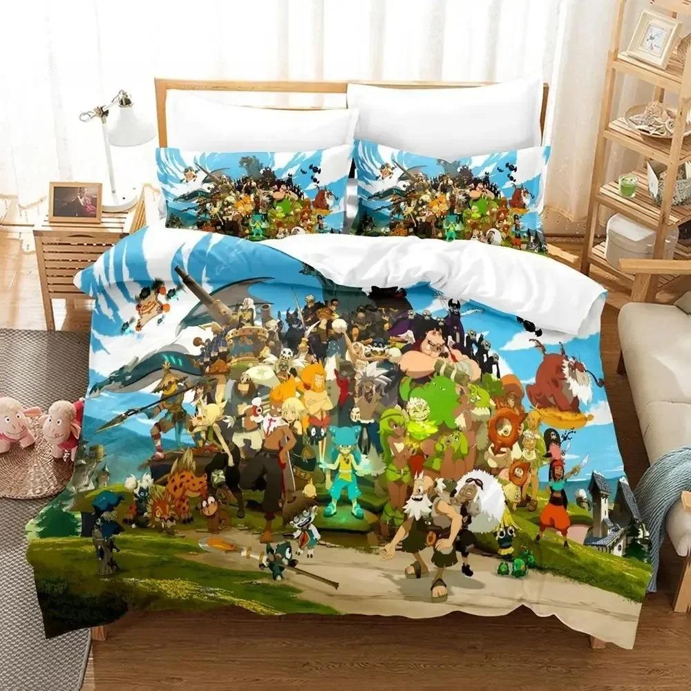 Одеяло Новый Wakfu Комплект постельного белья Односпальный Полуторный Двуспальный Queen King Размер Комплект постельного белья Для взрослой спальни Мальчиков S Wakfu 3D Печать Постельное белье