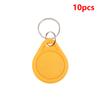 10 шт. 125 кГц только для чтения Rfid Rfid Tk4100 Em4100 смарт-чип бесконтактные брелоки смарт-безопасный вход в дверь идентификатор доступа брелок токен тег