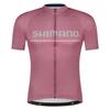 SHIMANO Веломайка LOGO с коротким рукавом Металлический бордовый S Рекомендуемый (Европейский размер) Рост 167-173см