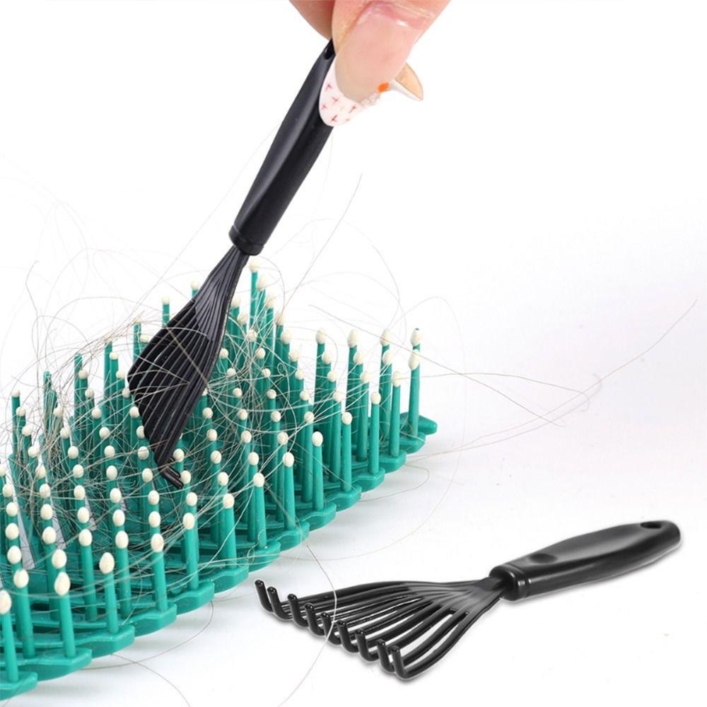 Hand Tool Comb Hair Brush Cleaner Plastic Handle Comb Hair Remover Practical Brush Cleaning Claws