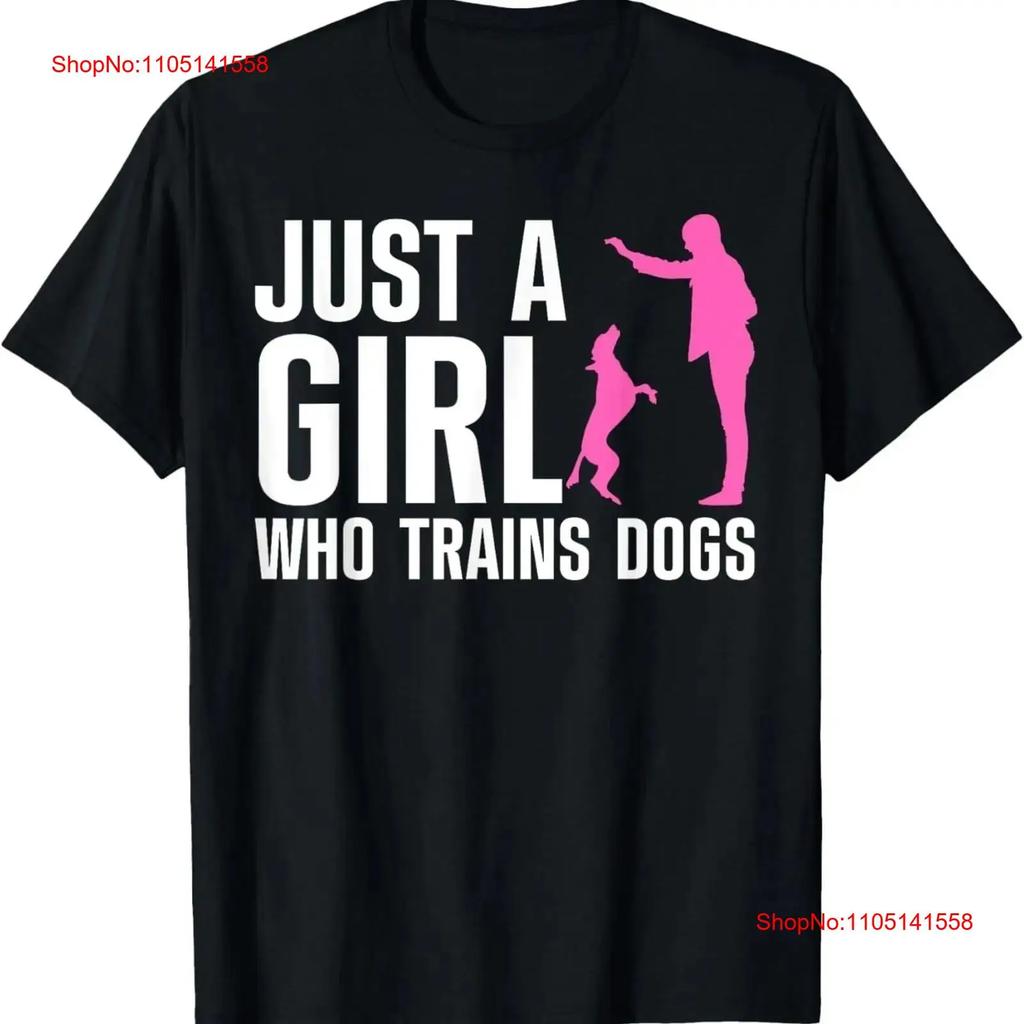 Cute Dog Trainer For Unisex Girls Training Lover Owner T Shirt Funny Vintage Stylish Unisex Versatile Fashion