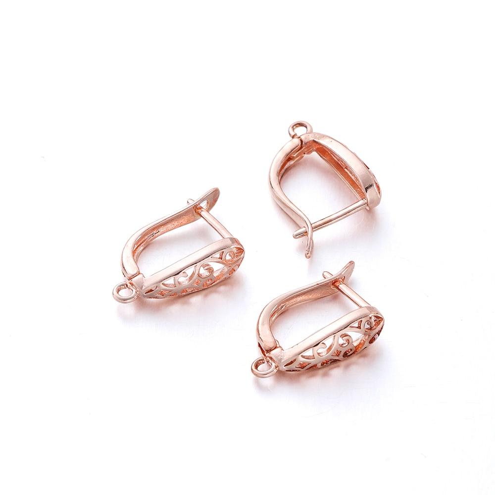 10 шт./лот 19 мм французские крючки для серег с рычагом, проволочные настройки, базовые обручи, фурнитура для сережек для DIY, принадлежности для изготовления ювелирных изделий