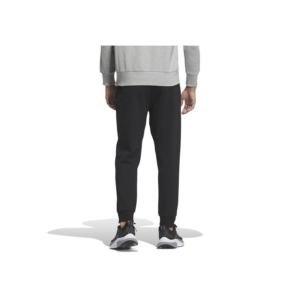 adidas Yysports Mh Тонкие трикотажные спортивные брюки с завязками и манжетами на щиколотках мужские низы черного цвета IQ1385
