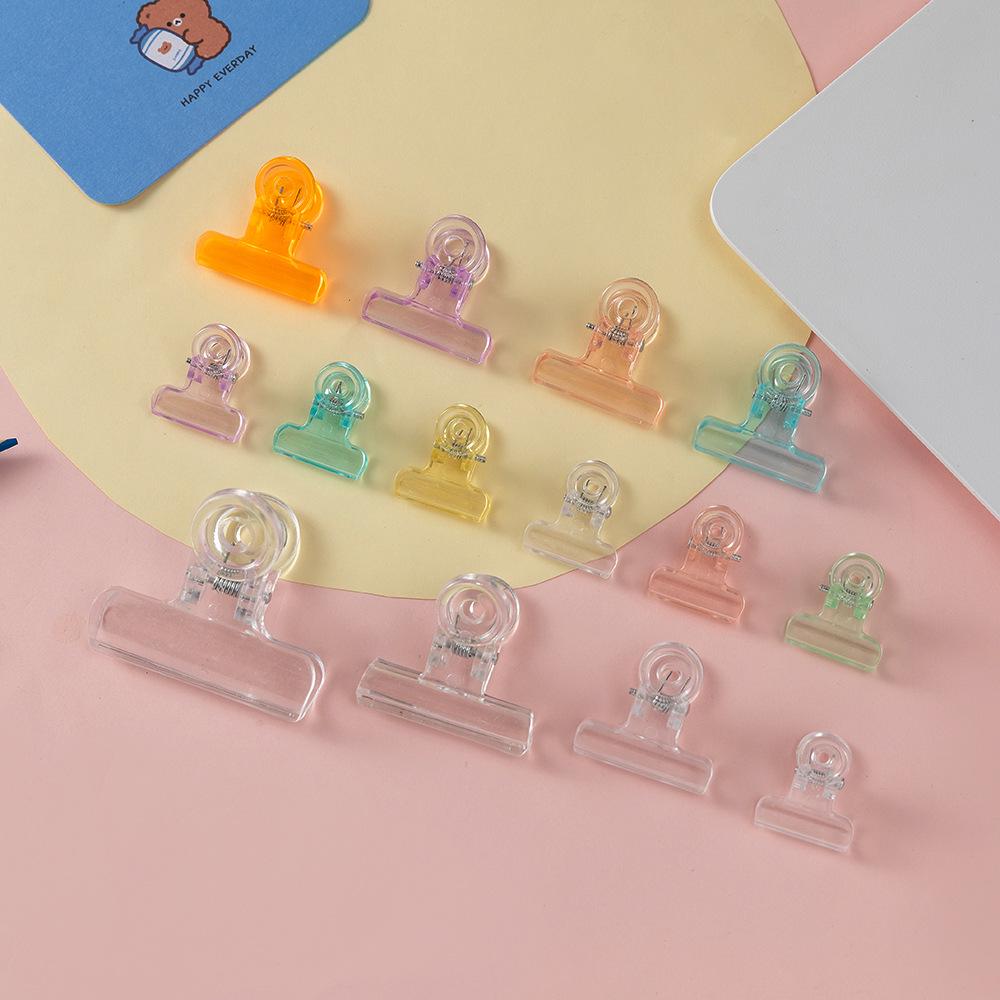 Clear Acrylic Long Tail Clip for Students - Ideal for Organizing Papers, Tests, and Receipts