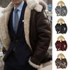 Top Winter Jacket Thick Fur Imitation Velvet Coat Men's Coat