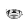 28-36cm Twin Divided Hot Pot Thicken Stainless Steel Pot  Gas Induction Cooker