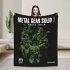 Игра Metal Gear Solid Одеяло Супер Теплое Принт Плюшевое Одеяло Для Путешествий На Открытом Воздухе Фланелевое Покрывало Покрывало На Кровать