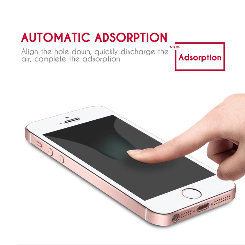 Защитное закалённое стекло для экрана iPhone 5, 5 c SE, 6 6s 7 8 плюс XR XS